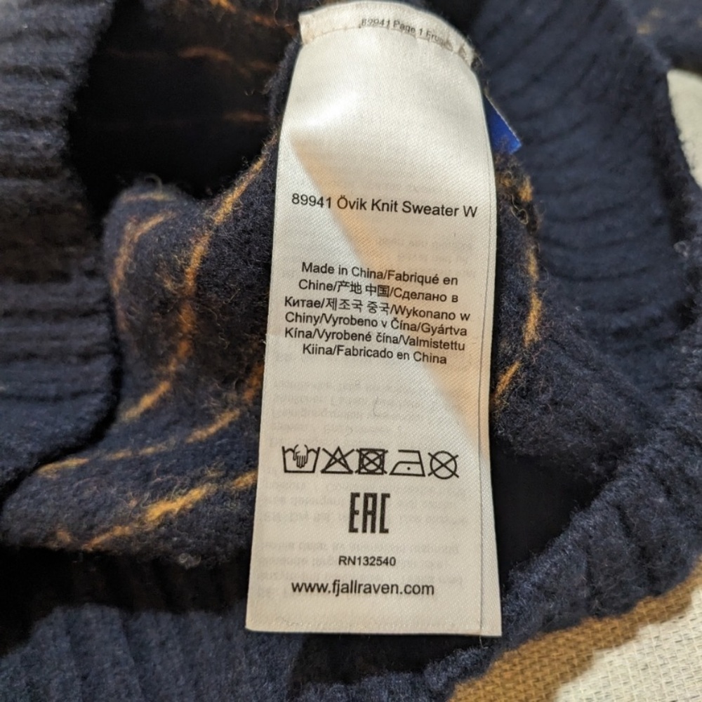 Fjallraven Ovik Sweatee - XS - Picture 7 of 9